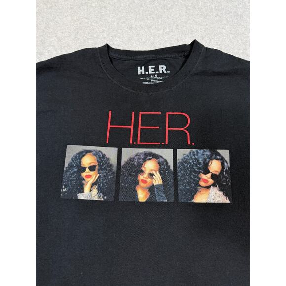 H.E.R. Womens Size L Sold Out Concert Tour T-Shirt - Picture 6 of 6
